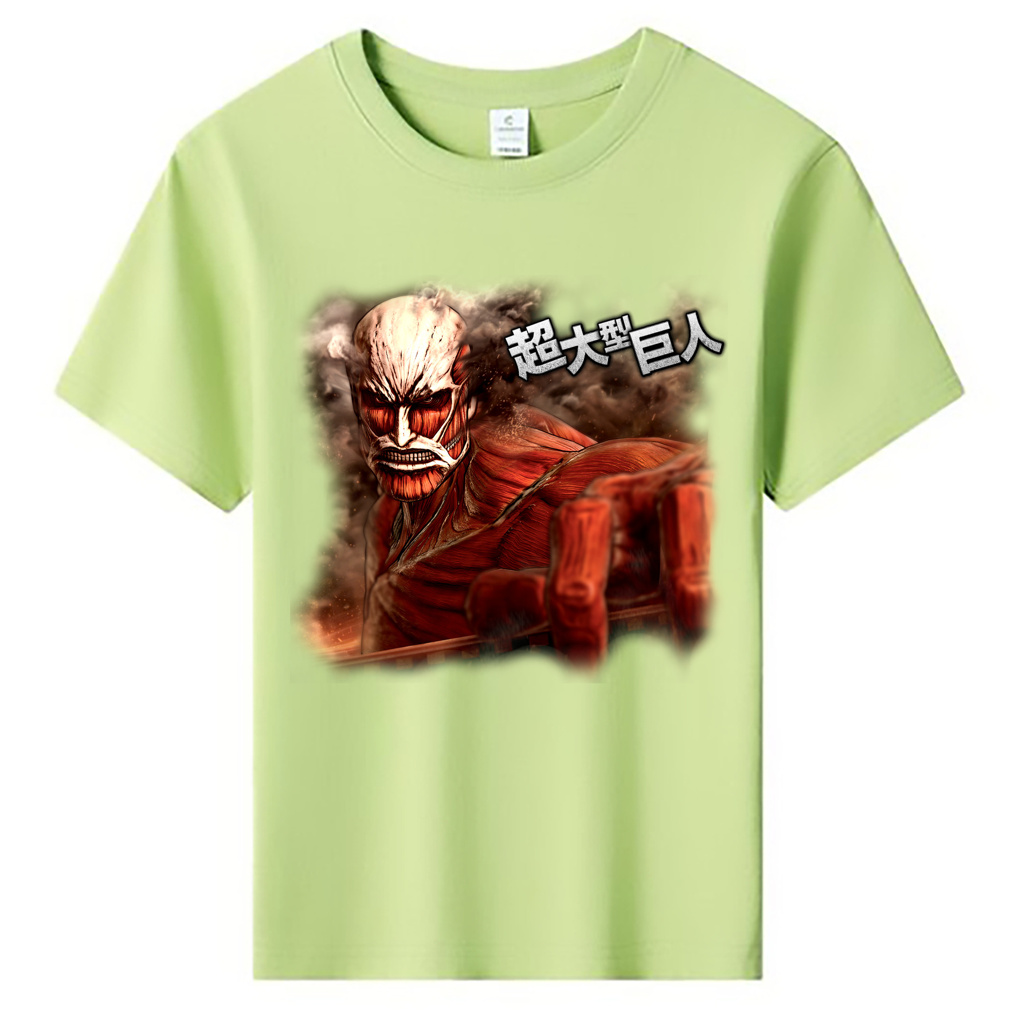 （画像用） 進撃の巨人 Attack on Titan 綿100％キッズTシャツ（フロントプリント）
